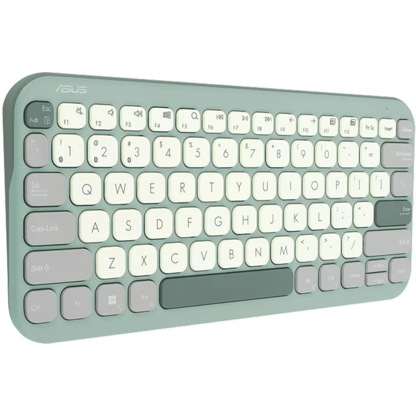ASUS Marshmallow Keyboard KW100 bezdrôtová klávesnica (CZ/SK) zelená - Klávesnice - Obrázok 6ZDI000K01