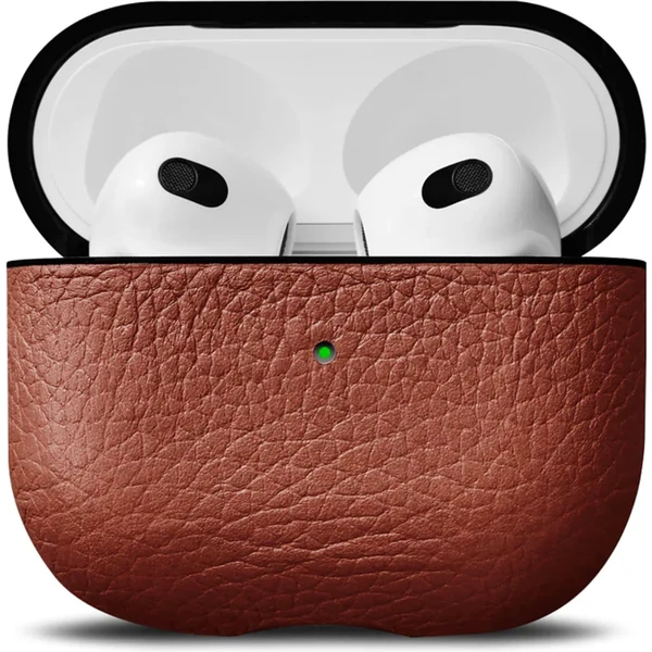Woolnut kožené púzdro pre AirPods 3. generácie hnedé - Puzdra - Hlavný obrázok