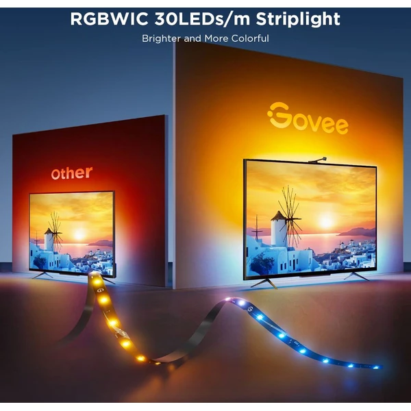 Govee Backlight 3S Netflix TV 55-65 SMART LED podsvietenie RGBICW - Inteligentné osvetlenie - Obrázok 6a124b45c8fe404c8e82cdaa416e7d1d