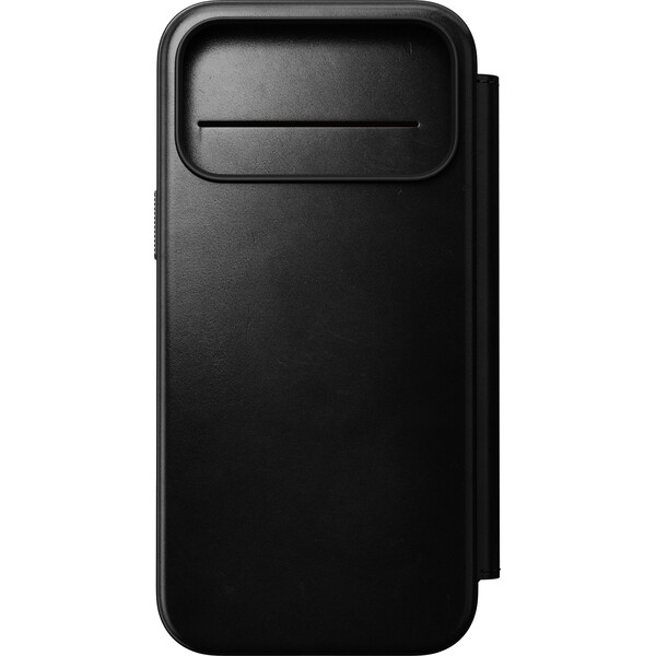 Nomad Modern Leather Folio (Horween) MagSafe kožené puzdro iPhone 17 Pro Max/18 Pro Max Black - Puzdra - Obrázok 6a3148f015694354844b025c76a8bff0