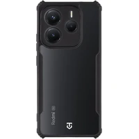 Tactical Quantum Stealth Kryt pre Xiaomi Redmi Note 14 5G Clear/Black - Puzdra