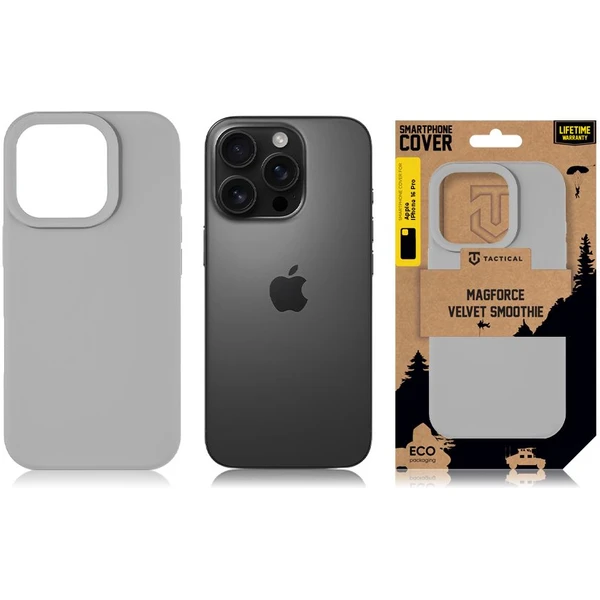 Tactical MagForce Velvet Smoothie Kryt pre Apple iPhone 16 Pro Foggy - Puzdra - Obrázok 6a3caef4d4f64fa9898c2a779be1e385
