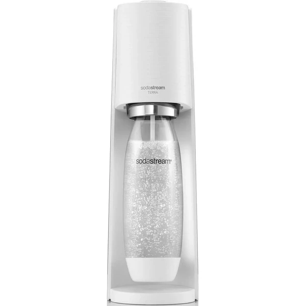 SodaStream Terra White výrobník sódy, mechanický, 1l fľaša SodaStream Fuse, bombička s CO2, biely - Výrobníky sódy - Obrázok 6a47991c8e064653a5aac414c28c8079