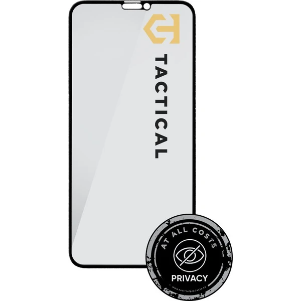 Tactical Glass Shield Privacy Stealth 5D sklo Apple iPhone 11 Pro/XS/X čierne - Ochranné fólie a sklo - Obrázok 6a58c78550744152b7c354cd7854a584