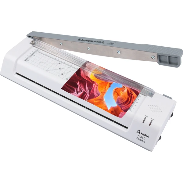 Olympia A 350 Combo Laminátor s pákovou rezačkou a zaobľovačom rohov - Laminátory - Obrázok 6a5dbbc29e544bee8cd31c597e897bb9