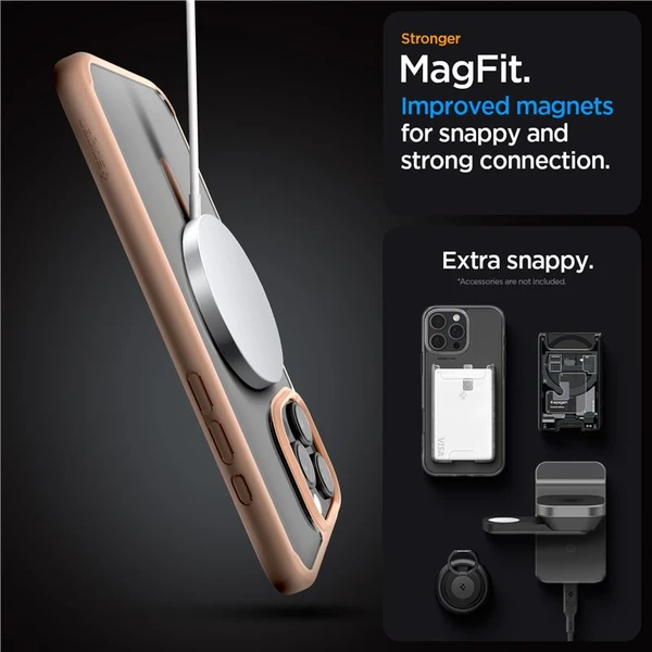 Spigen Ultra Hybrid MagSafe kryt iPhone 16 Pro Max rose titanium - Puzdra - Obrázok 6a5ea30fc087448aab5f2256bdf82c3f