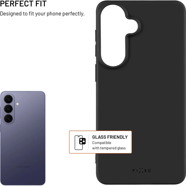 FIXED Story silikónový kryt Samsung Galaxy S26+ čierny - Puzdra - Obrázok 6a83f2f7cfb545f7a239eaba46b88cc2