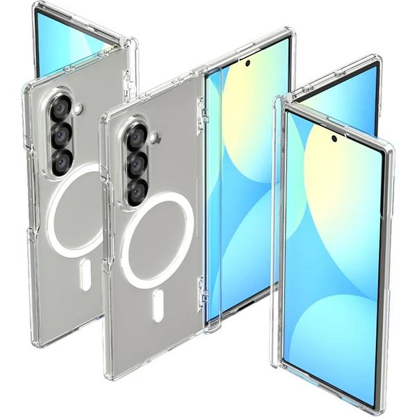 Spigen Ultra Hybrid Pre MagSafe kryt Samsung Galaxy Z Fold7 číry/biely - Puzdra - Obrázok 6aa8136dbb8d4dff8d5c6282839aefbc