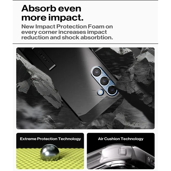 Spigen Tough Armor MagSafe kryt Samsung Galaxy S25+ čierny - Puzdra - Obrázok 6aaa2c919e96481489899a017e15452a