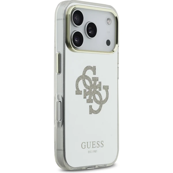 Guess PC/TPU Mirror 4G Glitter Logo MagSafe kryt iPhone 17 Pro Max zlatý - Puzdra - Obrázok 6ab5b48af4d2442080959fe0fbed15e2