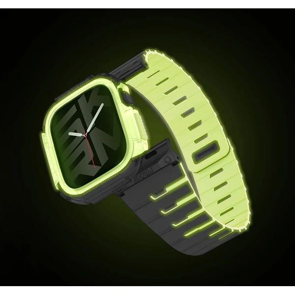 SKINARMA Gemini + Atóm remienok a kryt Apple Watch 42mm limetkový (neónový) - Remienky - Obrázok 6ad66fa93112449e980a575f43dd71a2