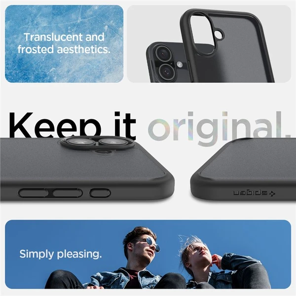 Spigen Ultra Hybrid kryt iPhone 16 Plus frost black - Puzdra - Obrázok 6ae2c00d37ce45d09a0c232907be1856