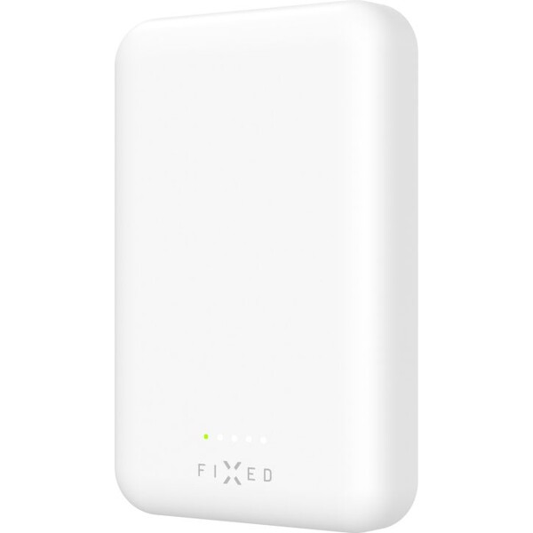 E-shop FIXED MagZen powerbanka s bezdrôtovým nabíjaním a Magsafe, 6000 mAh, biela