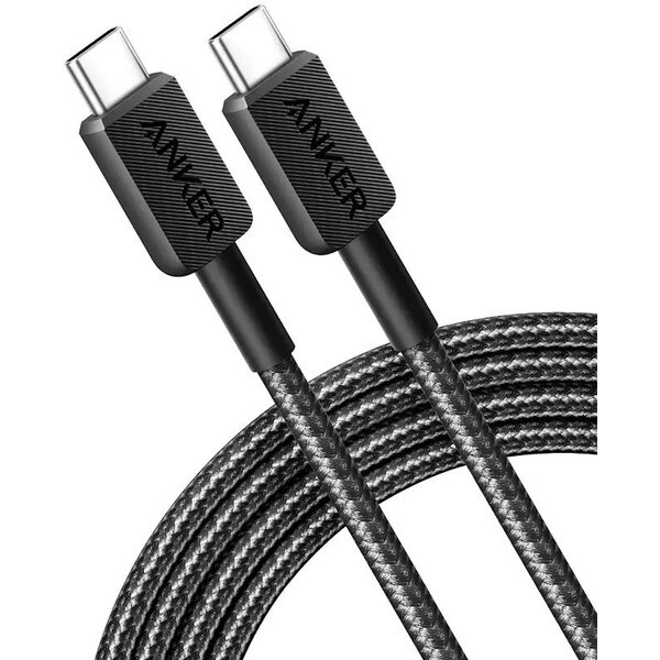 Anker kábel USB-C/USB-C 0,9m 240W čierny