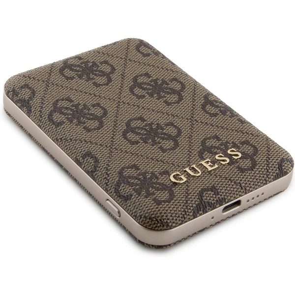 Guess PU 4G MagSafe powerbanka 5000mAh hnedá - Powerbanky - Hlavný obrázok