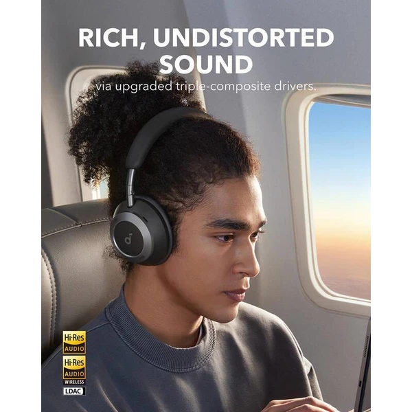 Anker Soundcore Space One Pro bluetooth slúchadlá čierna - Slúchadlá - Obrázok 6b3823e2d2c04c8c91cd03492251b4d7