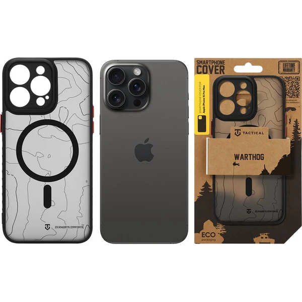 Tactical MagForce Warthog Kryt pro Apple iPhone 15 Pro Max Asphalt - Puzdra - Obrázok 6b4bf8bcc1af4c00a921363112665299