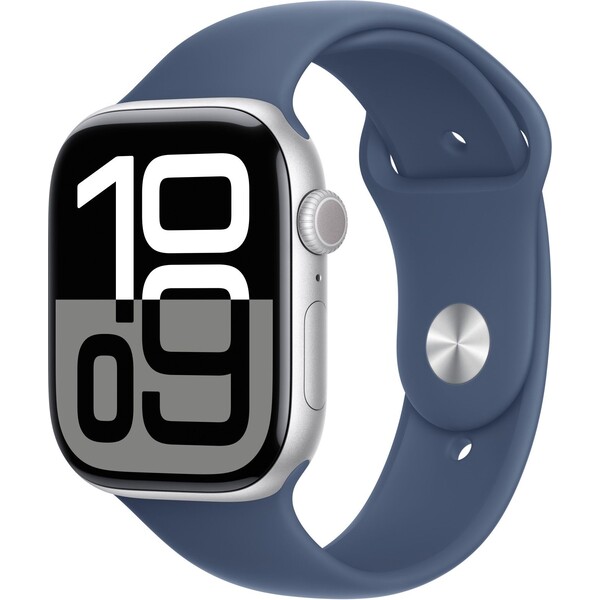 E-shop Apple Watch 49/46/45/44mm denimový športový remienok M/L