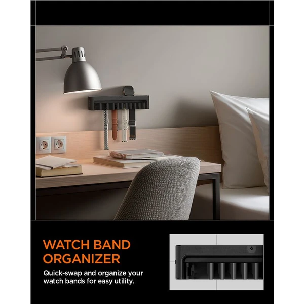 Spigen Apple Watch Band Organizer na remienky (S341) čierny - Organizéry - Obrázok 6b7ebd70b5a94266acdf0151c37b0988