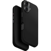 UNIQ Lyden prémiový kožený kryt MagClick MagSafe iPhone 17 Dallas Black - Puzdra