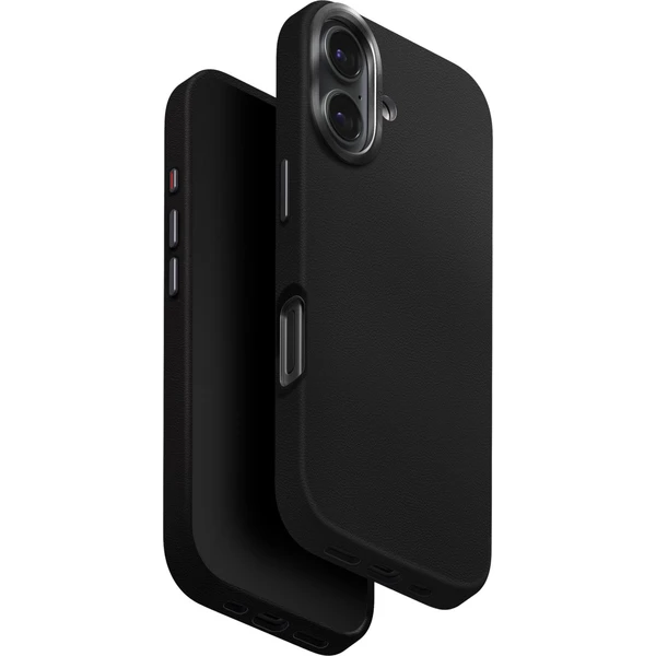 UNIQ Lyden prémiový kožený kryt MagClick MagSafe iPhone 17 Dallas Black - Puzdra - Hlavný obrázok