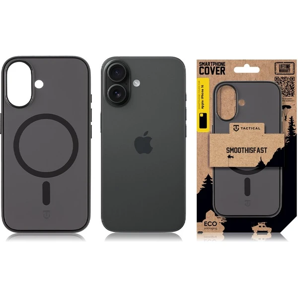 Tactical MagForce SmoothIsFast kryt Apple iPhone 16 čierny - Puzdra - Obrázok 6b9c13dc1f604b54a9343d2672a7ec22
