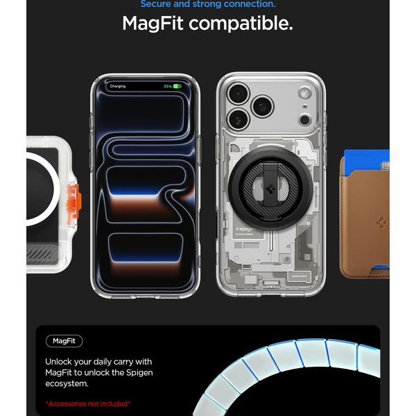 Spigen Ultra Hybrid MagSafe kryt iPhone 18 Pro/17 Pro zero one natural titanium - Puzdra - Obrázok 6baf3e535ba741c9b045e73a5d131035