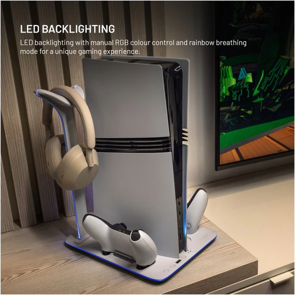 FIXED Dokovacia stanica pre PlayStation 5 (Pro/Slim) s vetrákmi biela - Nabíjačky - Obrázok 6bc2288b9a1246c09f02841e98ff4d0e
