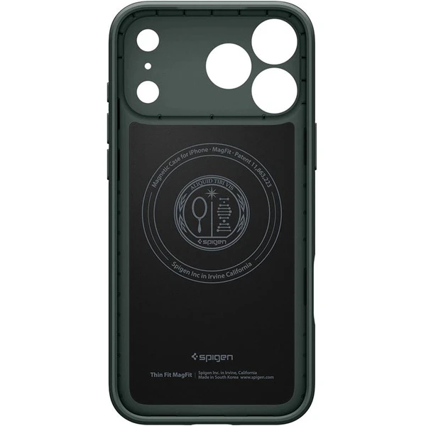 Spigen Thin Fit MagSafe kryt iPhone 17 Pro abyss green - Puzdra - Obrázok 6bc613d9c2f041b1a00c9012843144dd