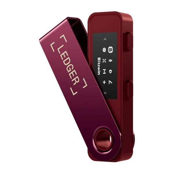 Ledger Nano S Plus krypto peňaženka (Android/MacOS/Windows/Ubuntu) Crimson Magenta - Krypto peňaženky - Hlavný obrázok