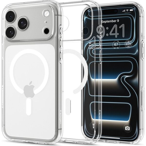 Spigen Ultra Hybrid MagSafe kryt iPhone 18 Pro Max/17 Pro Max číry biely - Puzdra - Obrázok 6bd323446afd43aba69c2682f1385e9b