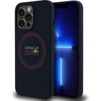 Oracle Red Bull Racing Silicone Red Ring MagSafe kryt iPhone 13 Pre modrý - Puzdra