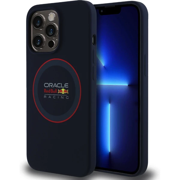 Oracle Red Bull Racing Silicone Red Ring MagSafe kryt iPhone 13 Pre modrý - Puzdra - Hlavný obrázok