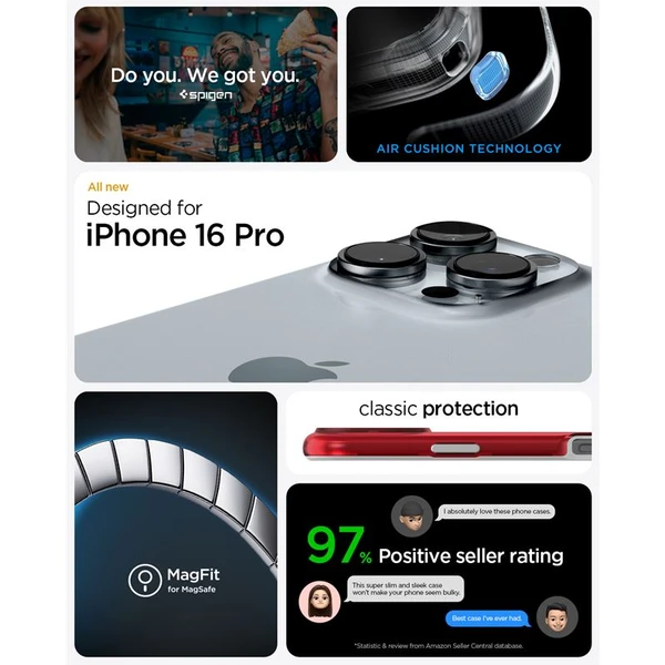 Spigen Classic C1 MagSafe kryt iPhone 16 Pro ruby - Puzdra - Obrázok 6bda9bd10db64e44b46129862b8313c5
