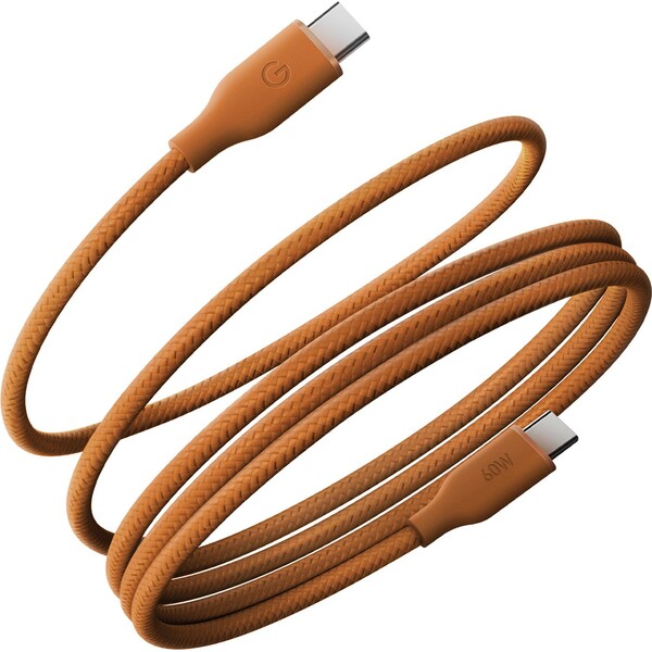 E-shop ENERGEA Helix 60W USB-C magnetický kábel (480Mbps), 1,5 m, oranžový