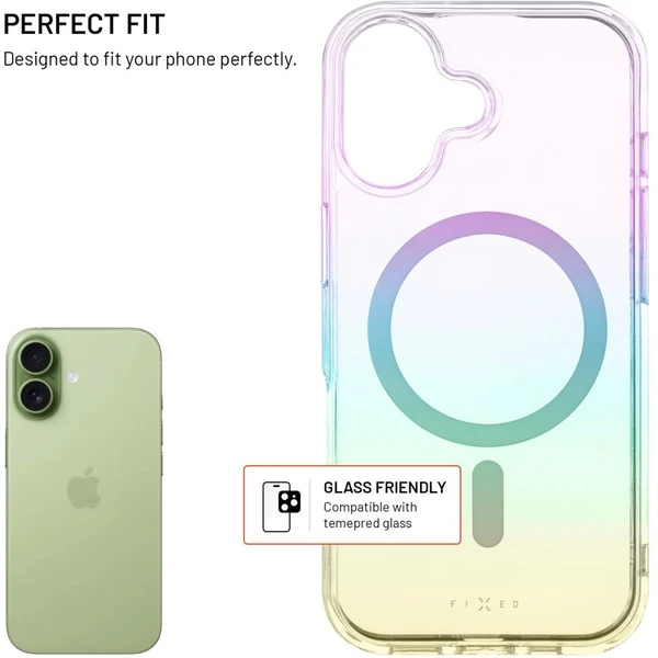 FIXED MagRainbow kryt s MagSafe Apple iPhone 17 dúhový - Puzdra - Obrázok 6bfe6ac77f374acf89ebe013e4429839