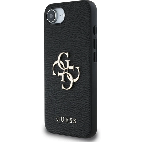 Guess PU Grained 4G Metal Logo kryt iPhone 17e/16e čierny - Puzdra - Obrázok 6c130b0e8f6e4e0f9d6bbe2b2ad122c5