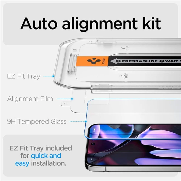Spigen Glass tR EZ Fit 2 Pack tvrdené sklo Google Pixel 9 Pre XL číre - Ochranné fólie a sklo - Obrázok 6c1ea83749f744eb9f256e242047a2b5