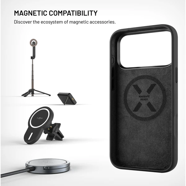FIXED MagFlow silikónový kryt s MagSafe Apple iPhone 18 Pro Max čierny - Puzdra - Obrázok 6c2376008fd94ec0b840a59ec66091b8