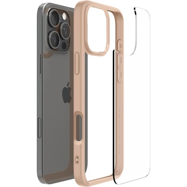 Spigen Ultra Hybrid kryt iPhone 16 Pro Max rose titanium - Puzdra - Obrázok 6c7af722a62a4288ae873aeee73a3742