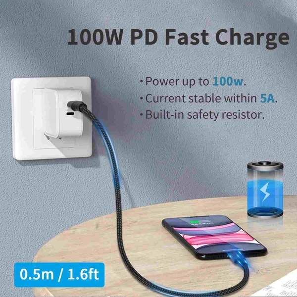 PremiumCord USB4 40Gbps 8K@60Hz 240W Thunderbolt 3 kábel 0,3m - Káble a redukcie - Obrázok 6c9f1cc5baa4476daf42770ab01f6303