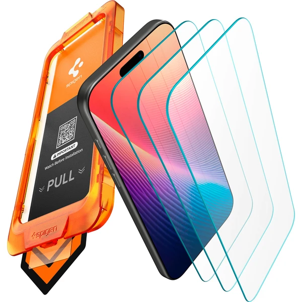 Spigen Glass tR AlignMaster S sklo iPhone 17 Pro (3 ks) - Ochranné fólie a sklo - Hlavný obrázok