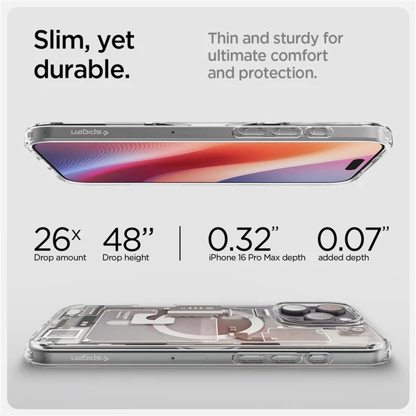 Spigen Ultra Hybrid MagSafe kryt iPhone 16 Pro Max zero one natural titanium - Puzdra - Obrázok 6cd241118eee444a8c52b8a9df222174