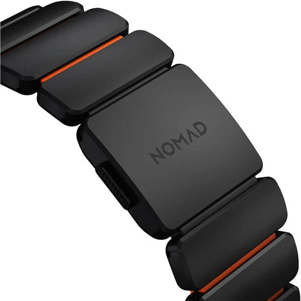Nomad Stratos Band FKM remienok Apple Watch 45/46/49mm Čierny titán/Ultra oranžová - Remienky - Obrázok 6cd4a8b212f84af68f59edb1fd73ebfd