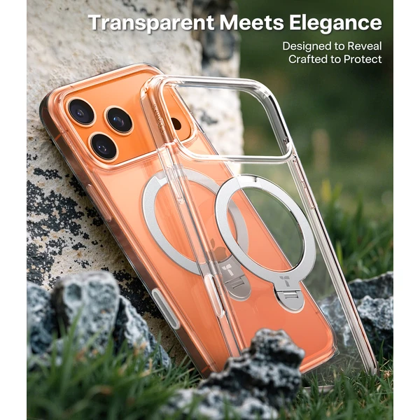 Torras Ostand Q3 Spin MagSafe kryt iPhone 17 Pro Max priehľadný - Puzdra - Obrázok 6d14d51ca2a14879b7dd6af6b6c9b6e4