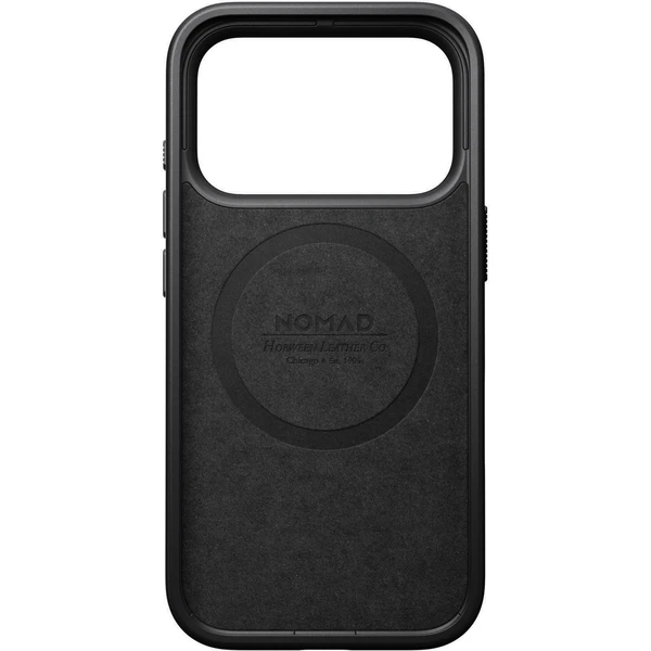 Nomad Modern Leather (Horween) MagSafe kožený kryt iPhone 18 Pro Black - Puzdra - Obrázok 6d34e1aa82a3418688b0987fd10ea912