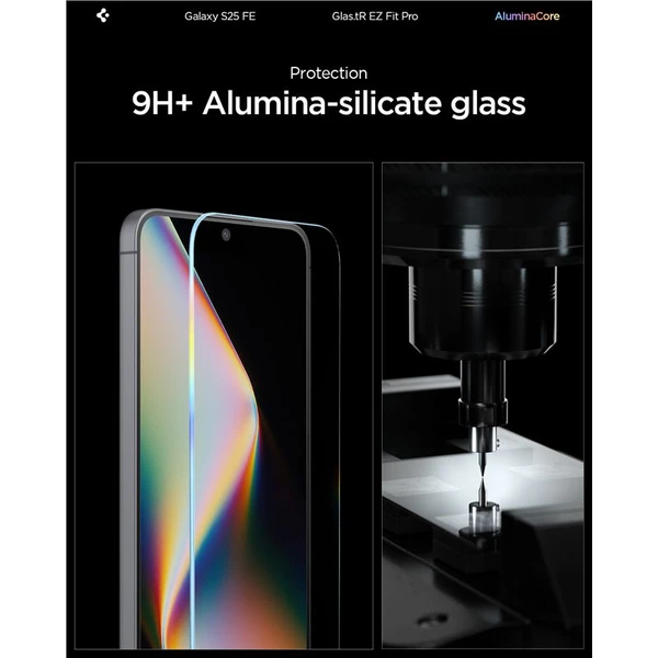 Spigen Glass tR EZ Fit Pro sklo Samsung Galaxy S25 FE číre (2 ks) - Ochranné fólie a sklo - Obrázok 6d3e534642f4493297d85848b3d1a8bd