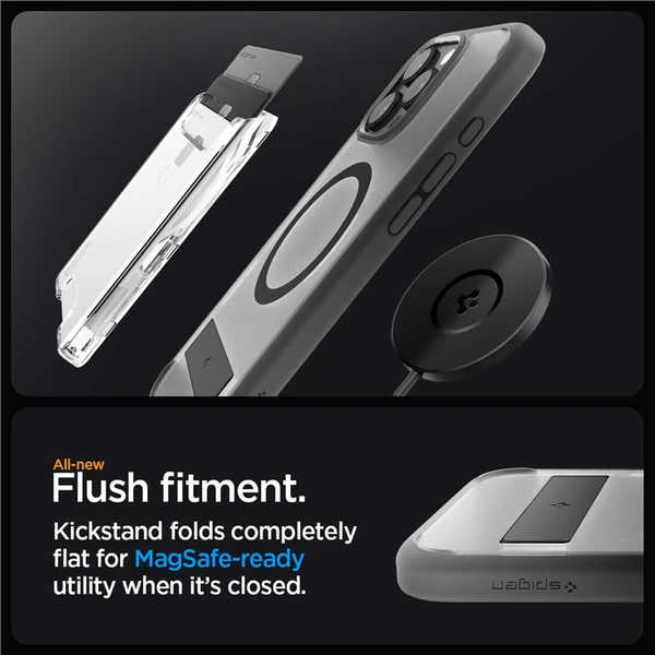 Spigen Ultra Hybrid S MagSafe krytiPhone 16 Pro Max frost gray - Puzdra - Obrázok 6d488c1550674b998eff079538dded37