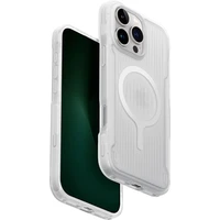 UNIQ Combat Active MagClick kryt s MagSafe iPhone 16 Pro Max biely/svietiaci - Puzdra