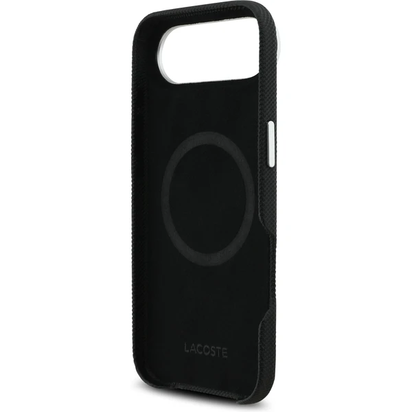 Lacoste Iconic Petit Pique Metal Logo MagSafe kryt iPhone Air čierny - Puzdra - Obrázok 6d4f6d6f285b4fa38e8ac4c108618ffa